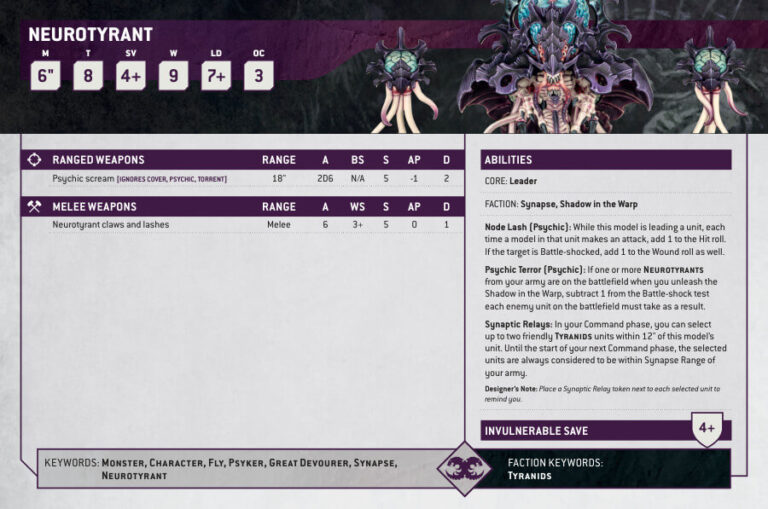 Warhammer K Neurotyrant