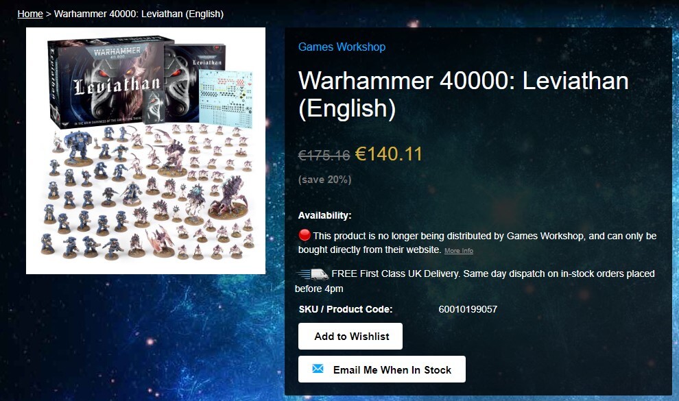 Games Workshop Warhammer 40k Leviathan Box