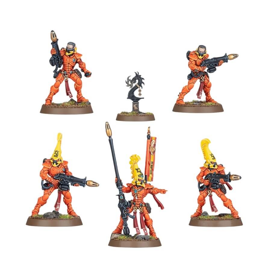 Aeldari Fire Dragons New Miniatures Revealed