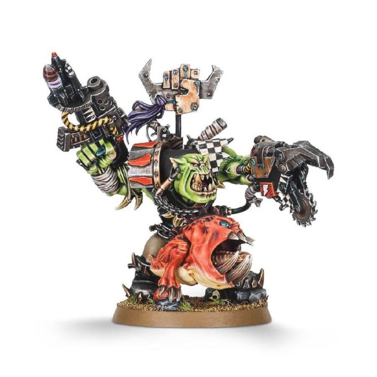 Ork Warboss with Attack Squig