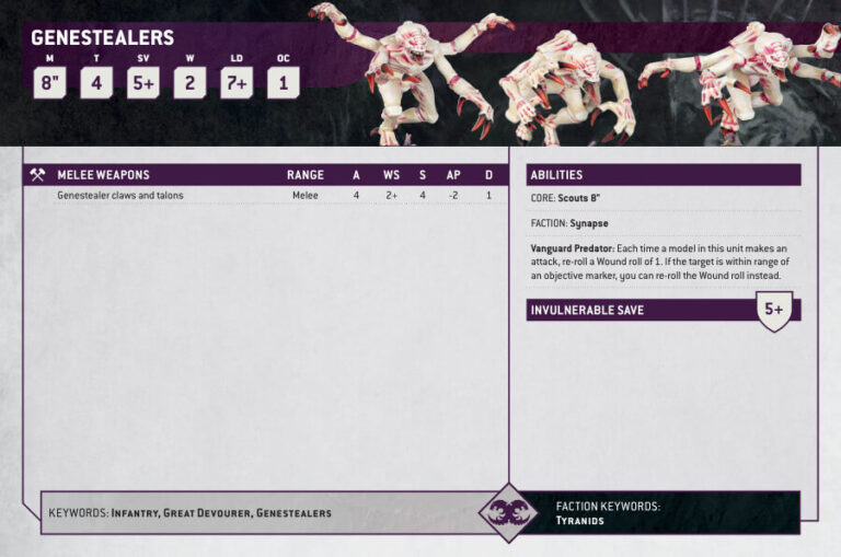 Warhammer 40K Genestealers