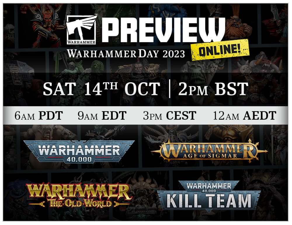 Warhammer Day 2023 is almost here! Get ready for exclusive reveals and