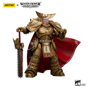 Imperial Fists Rogal Dorn, Primarch of the Vllth Legion Action Figure Front Standing Proud with Chainsword Warhammer The Horus Heresy JOYTOY