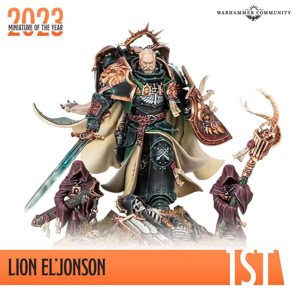 Lion El'Johnson is 2023's Warhammer Miniature of the Year