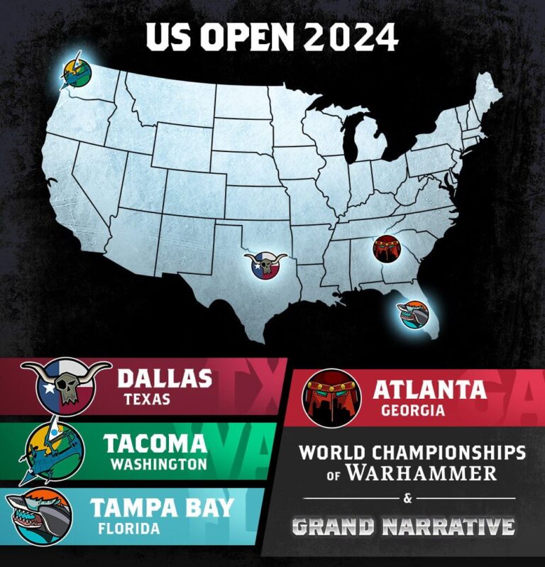 The Warhammer 40K US Open Series Calendar