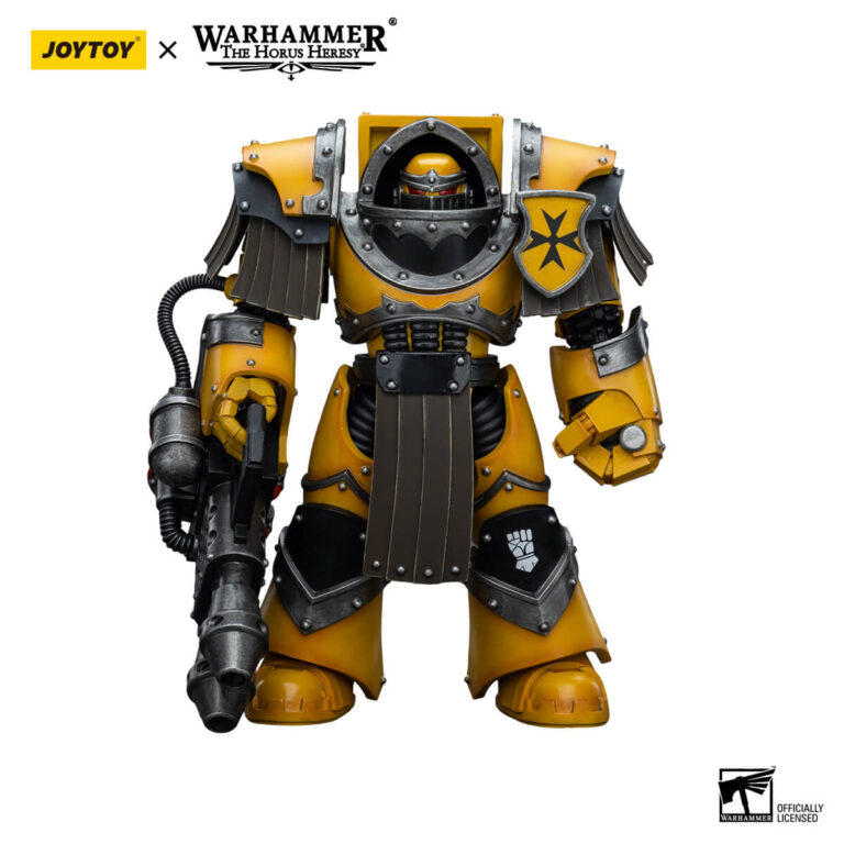 Imperial Fists Legion Cataphractii Terminator Squad Action Figure Front View