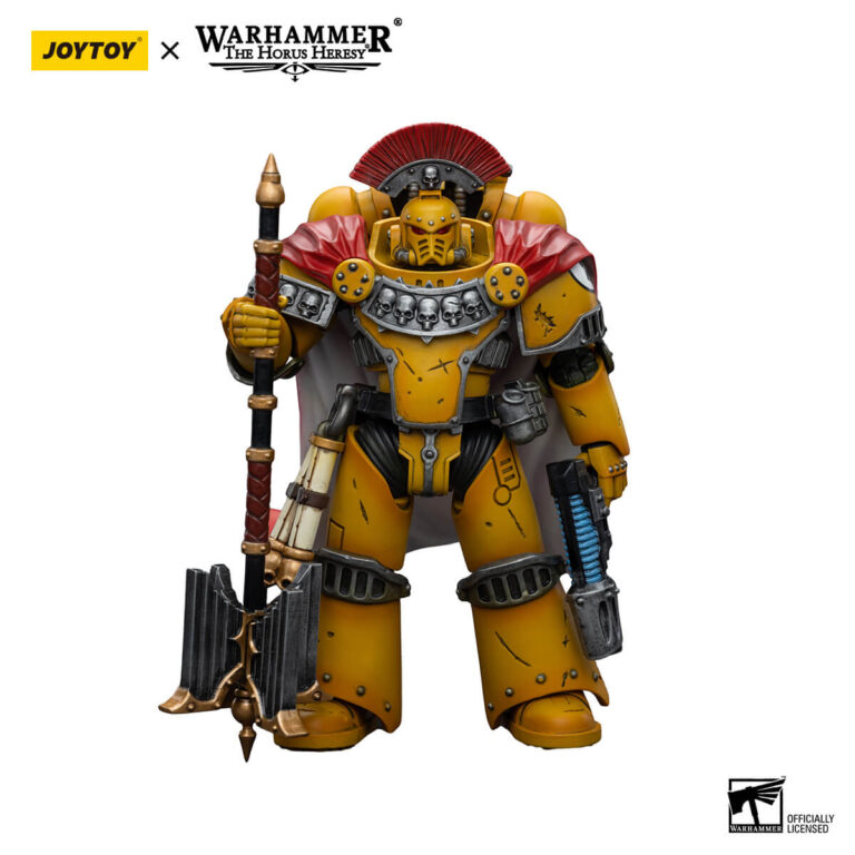 Imperial Fists Legion Chaplain Consul Action Figure Front View