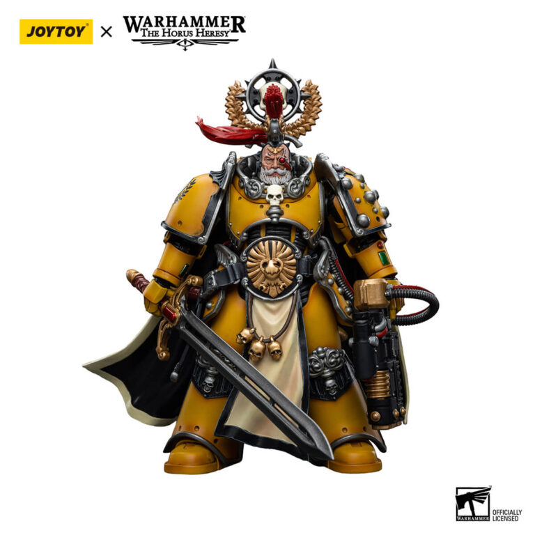 Imperial Fists Legion Praetor with Power Sword Action Figure Front View