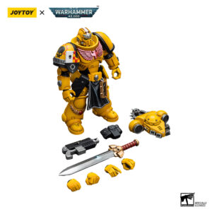 Imperial Fists Lieutenant with Power Sword Action Figure Contents