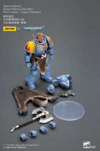 Leader -Logan Ghostwolf Action Figure Contents