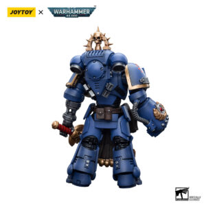 Ultramarines Lieutenant with Power Fist Action Figure Back View