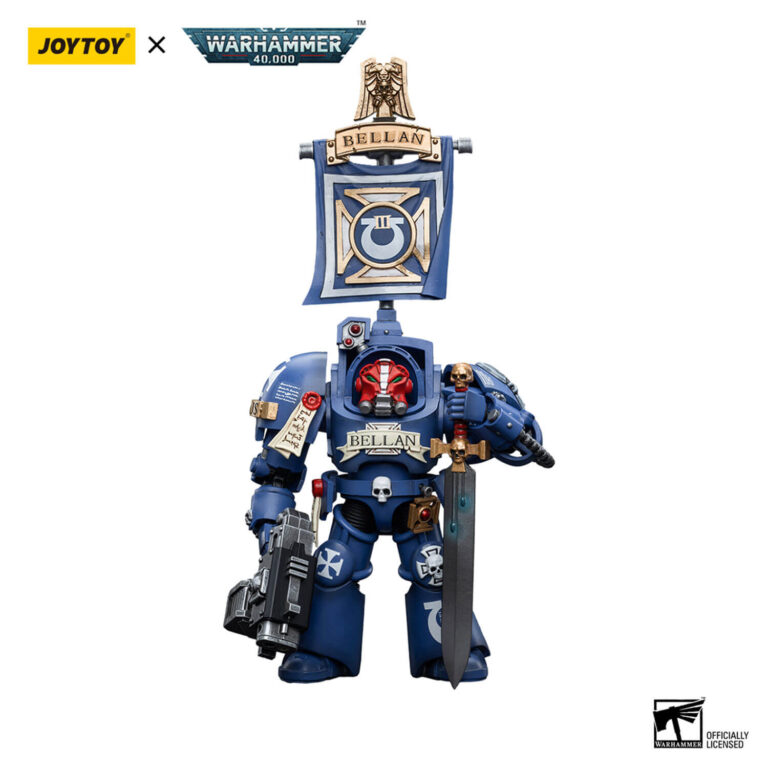 Ultramarines Terminators Sergeant Bellan Action Figure Front View