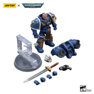 Ultramarines Vanguard Veteran Sergeant Action Figure Contents