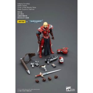 Adepta Sororitas Battle Sisters Order of the Bloody Rose Sister Superior Kamina Action Figure Contents