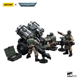 Astra Militarum Ordnance Team with Malleus Rocket Launcher Action Figure Back View