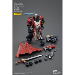 Black Templars Sword Brethren Brother Lombast Action Figure Contents