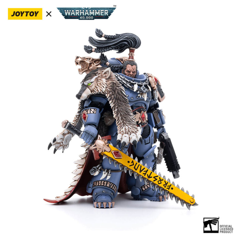 Space Wolves Ragnar Blackmane Action Figure Front View