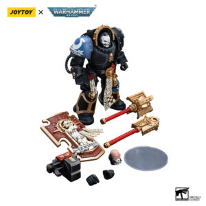 Ultramarines Chaplain in Terminator Armour Action Figure Contents