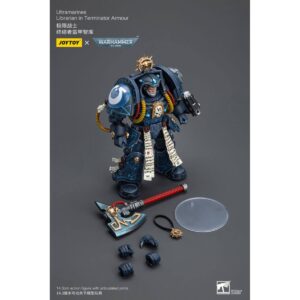 Ultramarines Librarian in Terminator Armour Action Figure Contents