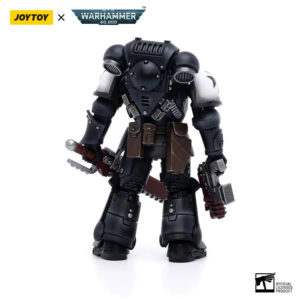 Black Templars Outriders Brother Valtus Action Figure Back View