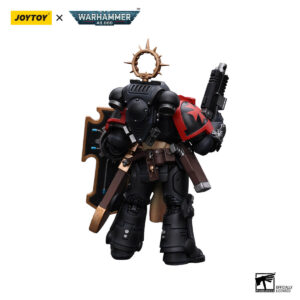 Black TemplarsBladeguard Veteran Action Figure Back View