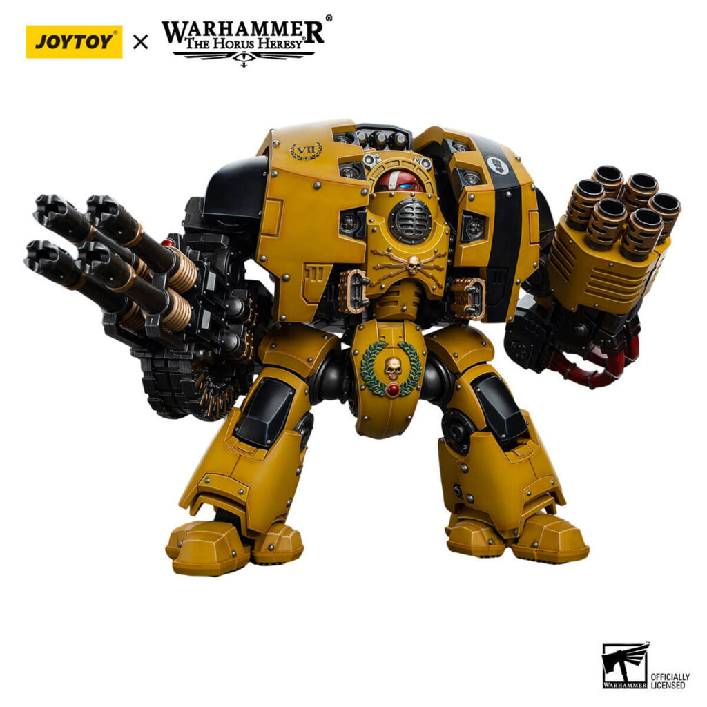 Imperial Fists Leviathan Dreadnought with Cyclonic Melta Lance and Storm Cannon Action Figure
