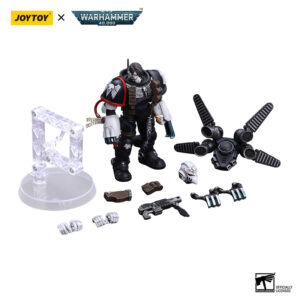 Raven Guard Chapter Master Kayvaan Shrike Action Figure Contents