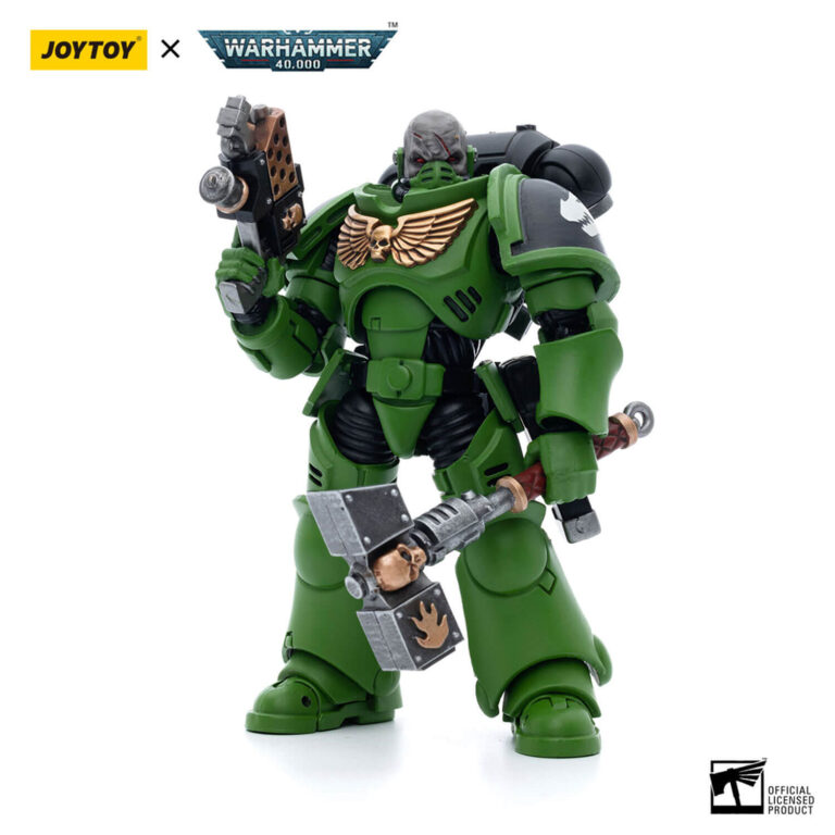 Salamanders Assault Intercessors Sergeant Krajax Action Figure Front View