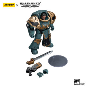 Sergeant with Volkite Charger and Power Sword Action Figure Contents