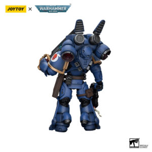 Sergeant with plasma pistol and power sword Action Figure Back View