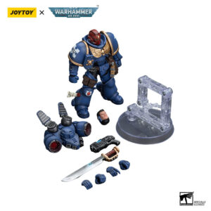 Sergeant with plasma pistol and power sword Action Figure Contents