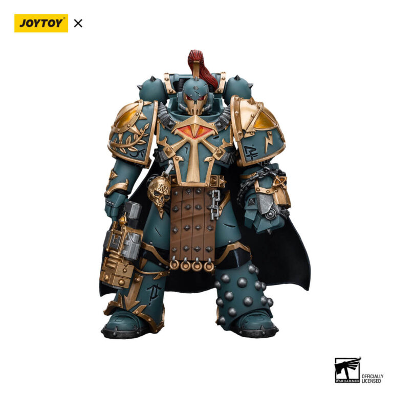 Sons of Horus Legion Praetor with Power Fist Action Figure Front View