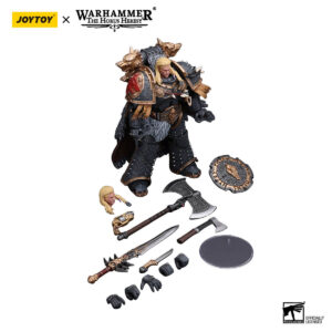 Space Wolves Leman Russ Primarch of the VIth Legion Action Figure Contents