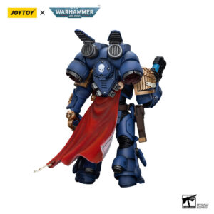 Ultramarines Captain with Jump Pack Action Figure Back View