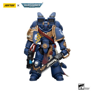 Ultramarines Captain with Jump Pack Action Figure Front View