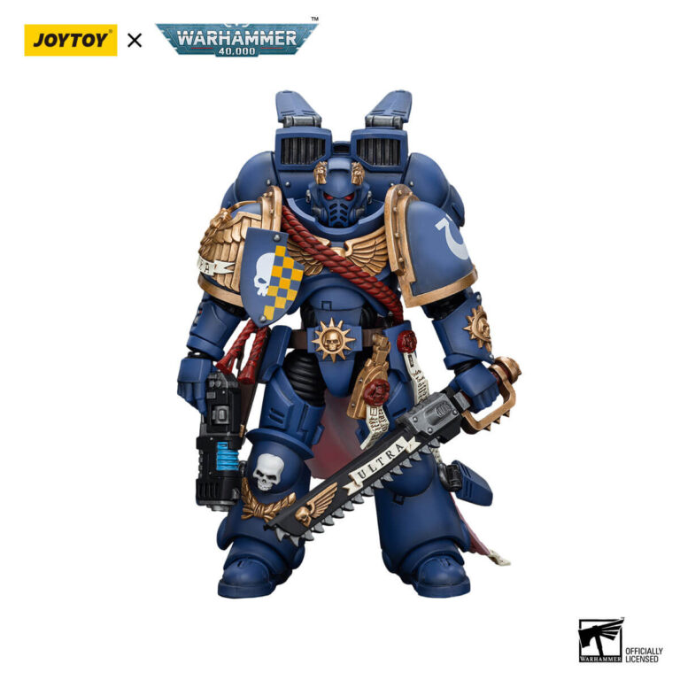 Ultramarines Captain with Jump Pack Action Figure Front View