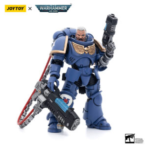 Ultramarines Hellblasters Sergeant Ulaxes Action Figure Front View