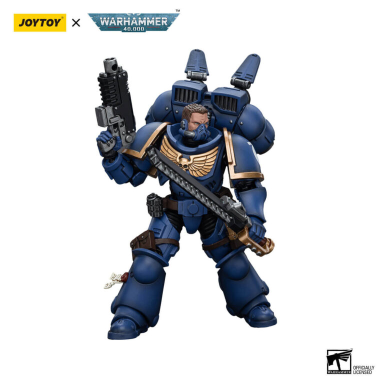 Ultramarines Jump Pack Intercessors Squad Intercessor 1 Action Figure Front View