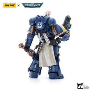 Ultramarines Primaris Company Champion Brother Parnaeus Action Figure Back View