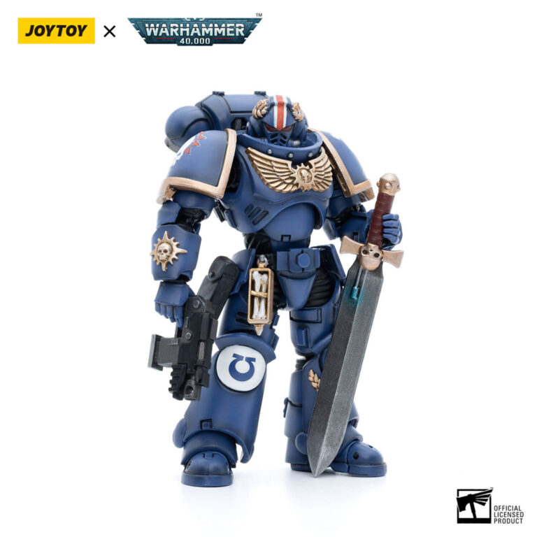 Ultramarines Primaris Lieutenant Argaranthe Action Figure Front View