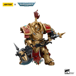 Adeptus Custodes Allarus Custodian with Castellan Axe Action Figure Front View