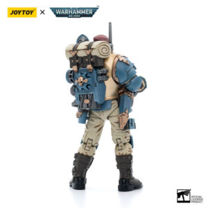 Astra Militarum Tempestus Scions Command Squad 55th Kappic Eagles Grenadier Action Figure Back View