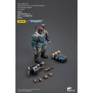 Astra Militarum Tempestus Scions Command Squad 55th Kappic Eagles Grenadier Action Figure Contents