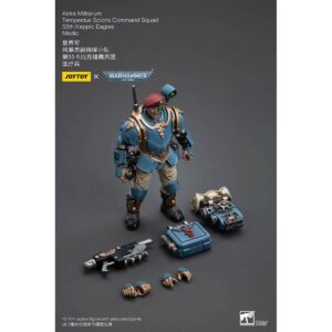 Astra Militarum Tempestus Scions Command Squad 55th Kappic Eagles Medic Action Figure Contents