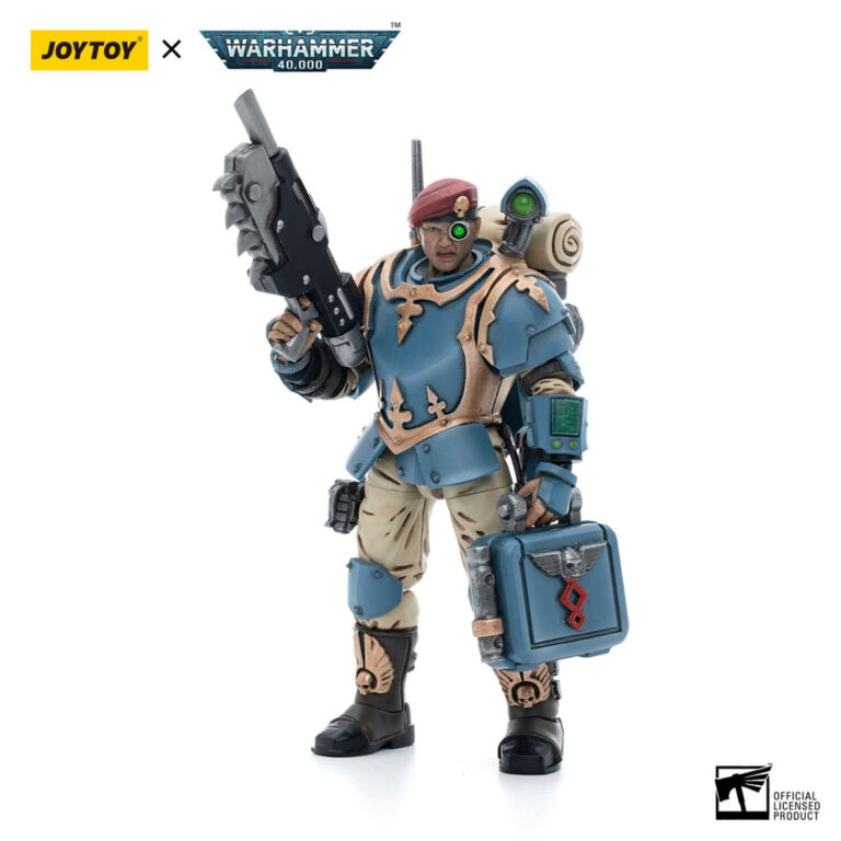 Astra Militarum Tempestus Scions Command Squad 55th Kappic Eagles Medic Action Figure Front View