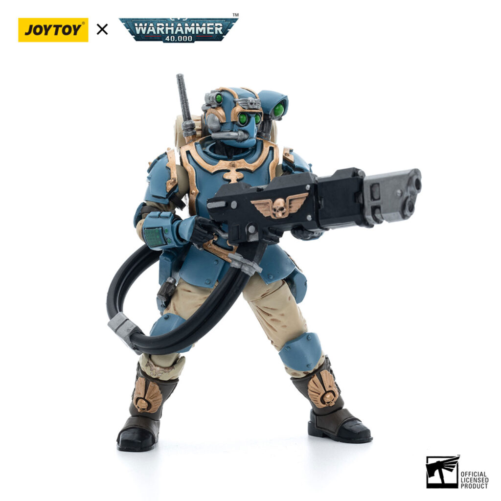 Astra Militarum Tempestus Scions Squad 55th Kappic Eagles Hot-shot Volley Gunner Action Figure Front View