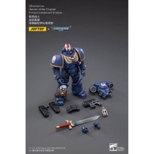 Heroes of the Chapter Primaris Lieutenant Erastus Action Figure Contents