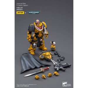 Imperial Fists Primaris Captain Action Figure Contents