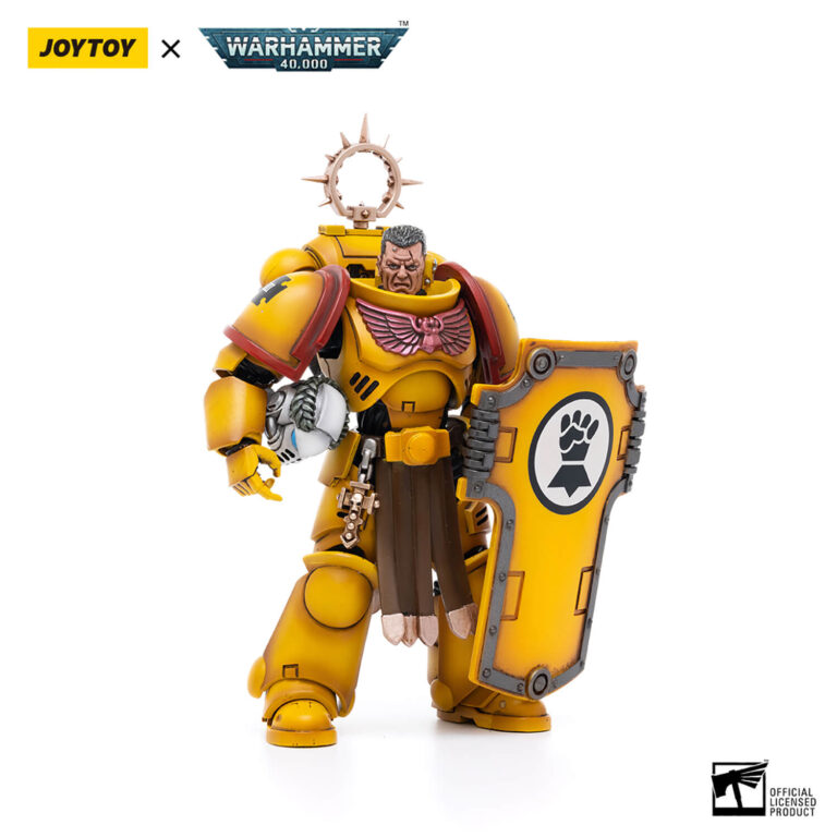 Imperial Fists Veteran Brother Thracius Action Figure Front View