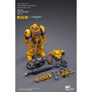 Imperiar Fists Intercessors Brother Marine 02 Action Figure Contents